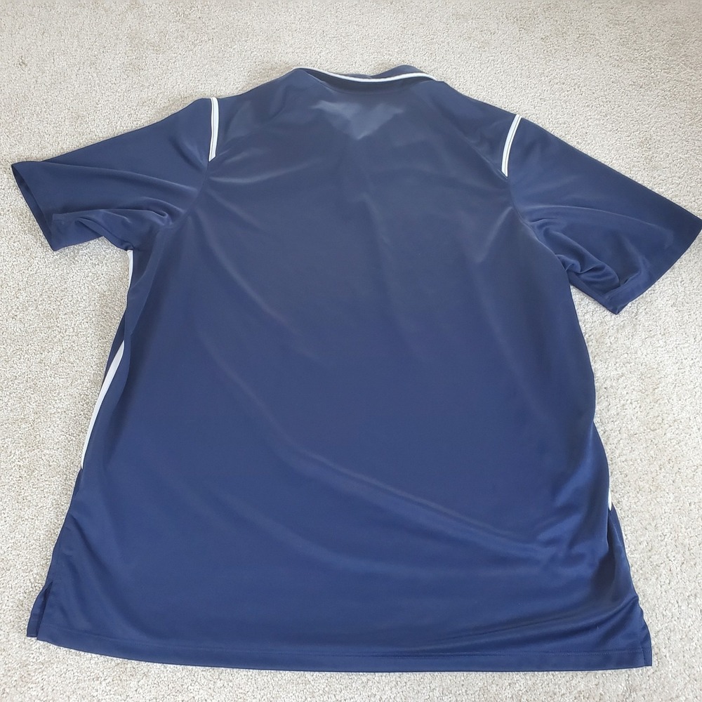 Nike Men's Polo Shirt Size XL Blue Dri-Fit White Accent - Picture 3 of 14